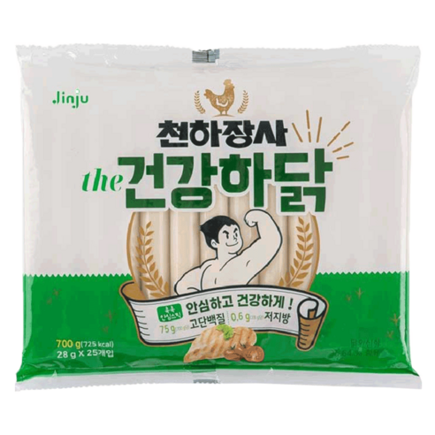 진주햄 천하장사 더 건강하닭 소시지, 700g, 1개