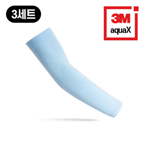 3M 쿨토시 자외선 차단 팔토시, 일반형 아쿠아블루, 3세트