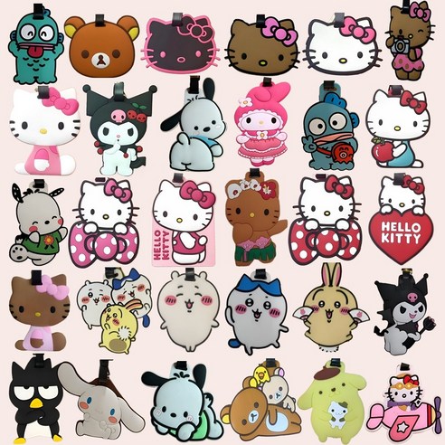 펀모먼트 산리오 헬로키티 네임택 & 러기지택: 여행의 설렘을 더하는 사랑스러운 동반자 러기지택