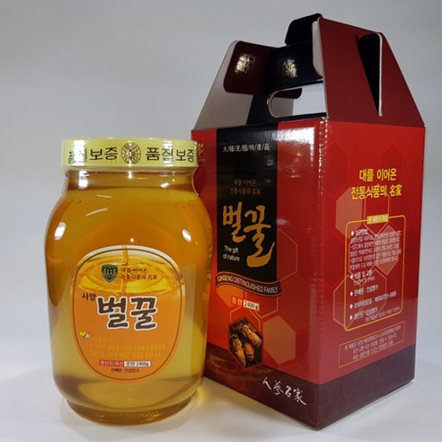 꿀뜨레 사양벌꿀 2.4kg ( 프라스틱 병 제품) 1개 발송 
꿀/프로폴리스