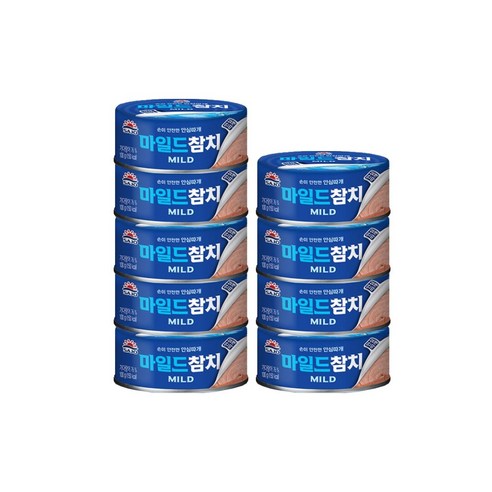 사조 마일드 참치, 100g, 9개