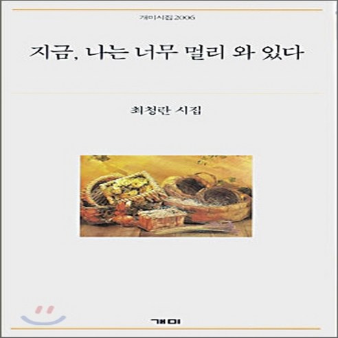 NSB9788987038711 새책-스테이책터 [지금 나는 너무 멀리 와 있다] 개미시집 2006-개미-최청란 지음-한국시-20061030 출간-판형, 지금 나는 너무 멀리 와 있다