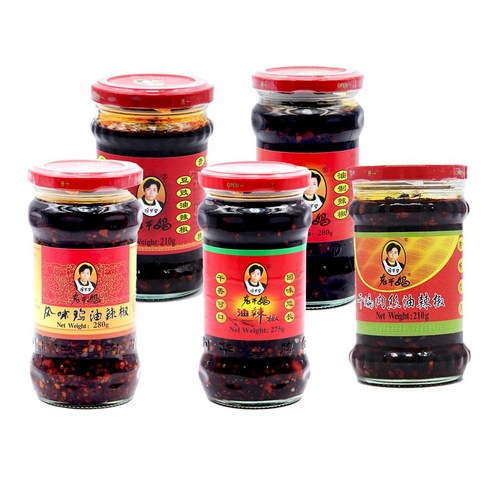 라오깐마 닭고기 고추기름 풍미지유유라죠우 280g 라조장 중국 노깐마 소스, 3개