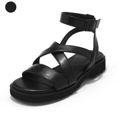 세라 C24S408 블랙 여성 샌들 2CM