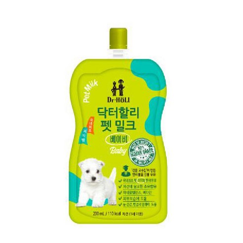 루리펫 닥터할리 저지방 펫밀크 200mL 10개입 강아지 고양이 눈 뼈 건강 변냄새 완화 피부보습 -선물증정-, 시니어