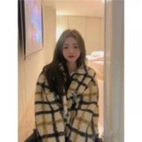 KORELAN Xiaoxiangfeng 양고기 벨벳 재킷 가을 겨울 여성용 새로운 스타일의 면 재킷캐주얼하고 나른한 바람 잘 어울려요