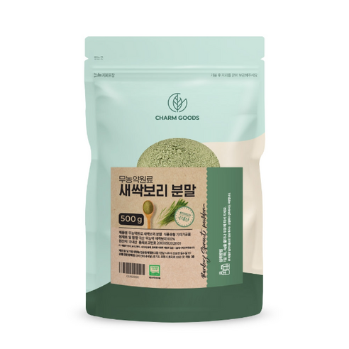 무농약원료 수경 보리새싹 분말, 2개, 500g