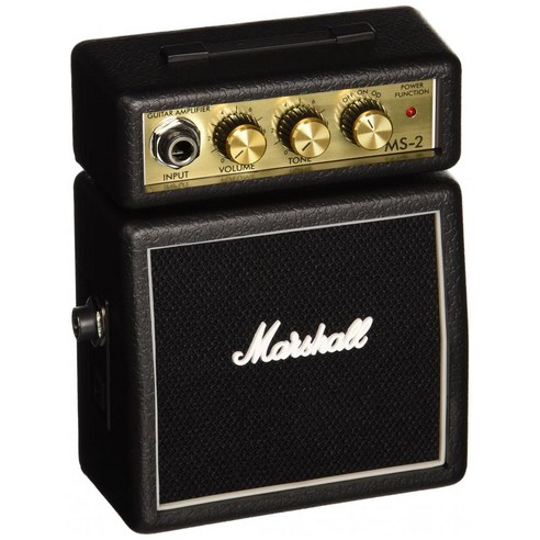 간편한 음악 감상의 동반자, MARSHALL MS-2 미니 앰프 마샬미니앰프