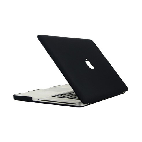 트루커버 2020 맥북 에어 M1 13인치 A2337 전용 MacBook Air 로고컷 하드케이스, 로고컷케이스 블랙(MBLC.01)