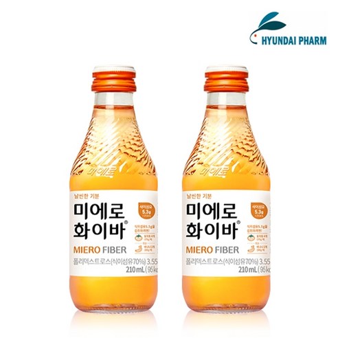 기타 현대약품 미에로화이바 210mL 40병, 40개