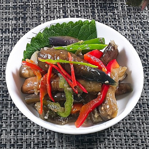 [반찬천국] 맛있는 수제반찬 Best 65. 가지나물 (112), 120g, 1개 일주일반찬