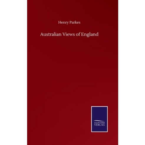 Australian Views of England Hardcover, Salzwasser-Verlag Gmbh
