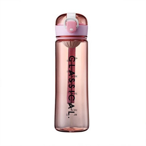DFMEI 여름 시즌 물컵 대용량 비주얼 플라스틱 컵 텀블러 선물, DFMEI 핑크500ML, 401-500ml