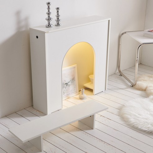 스칸디무드 LED 벽난로 콘솔 하나로 완성하는 감성 북유럽 인테리어