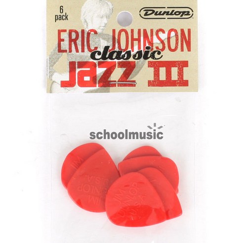 Dunlop - Eric Johnson Classic Jazz3 6개 (47PEJ3N), 개, *