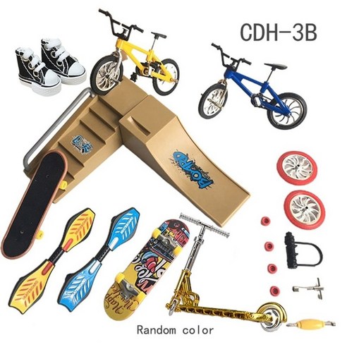 핑거보드 finger scooter skateboard 지판 램프 자전거 fingertip bmx bike mini two wheel skateboarding 참신 장난감, cdh-3a-tbc5-신발