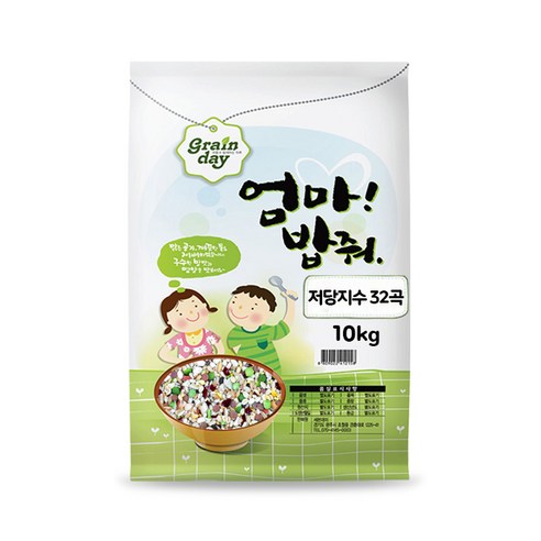 엄마밥줘 저당지수 32곡 혼합잡곡, 1개, 10kg