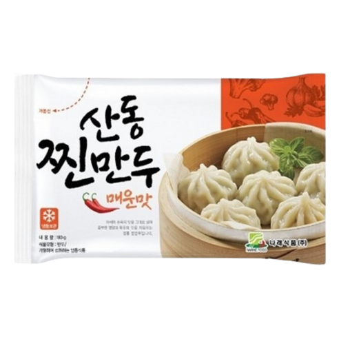 나래식품 산동 매운찐만두180g, 180g, 1개