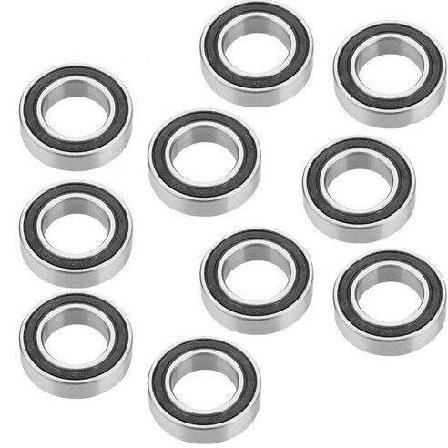 10pcs 15267-2RS 고무 봉인 된 깊은 그루브 볼 베어링 15x26x7mm 봉인 된 방사형 볼 링 자전거 하단 허브 베어링, 보여진 바와 같이, 하나