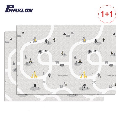 파크론 1+1 르망 거실매트 200x140x1.0cm 베란다 층간소음매트 유아 아기 놀이방매트, 르망 200x140x1.0cm (2장)