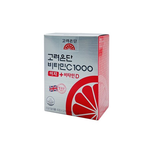 고려은단 비타민C1000 이지 + 비타민D 600mg x 120정, 600mg x 120정 2박스