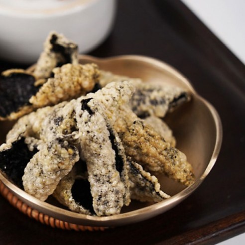 바삭함에 반하고 건강에 놀라는 광양 찹쌀 수제 김부각