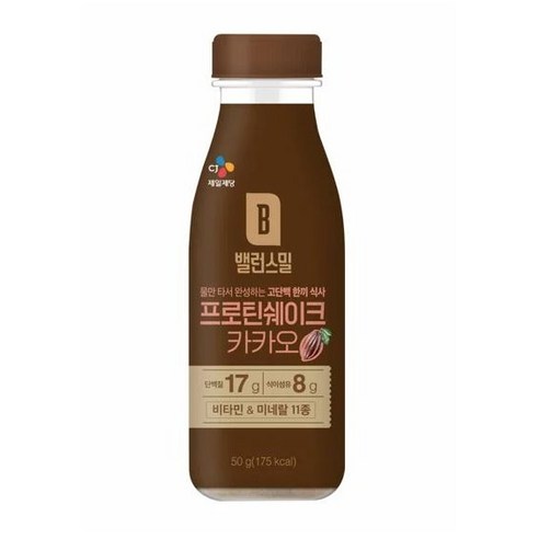 밸런스밀 프로틴쉐이크 카카오 50g, 10개