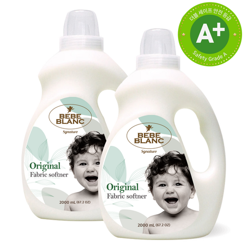 섬세한 아기 피부를 위한 안심 선택, 베베블랑 섬유유연제 무향