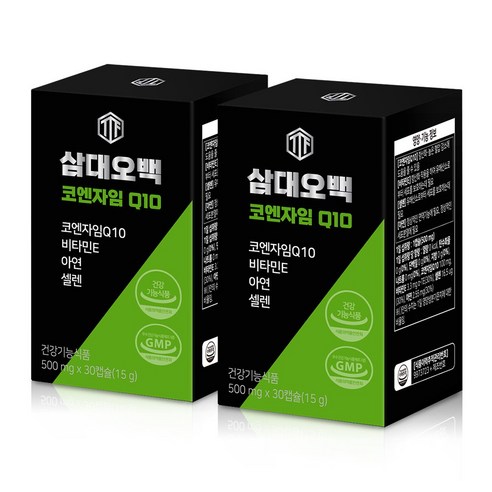 삼대오백 코엔자임Q10 코큐텐 500mg x 30캡슐, 30정, 2개