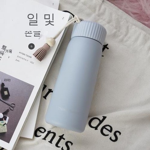 【DF】일본 스타일 보온병 하라주쿠 스타일 레이디 귀여운 귀여운 술 휴대용 컵, 색깔7, 하나