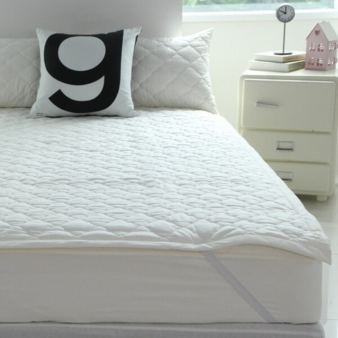 순면누빔 고정밴드 침대패드: 슈퍼킹의 안락함과 전통의 아름다움