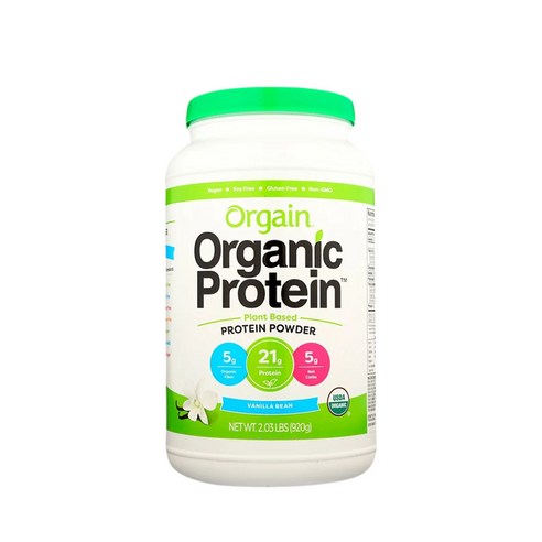 단백질 올게인 오가닉 플랜트베이스 프로틴파우더 바닐라맛, 1개, 920g 헬스보충식품