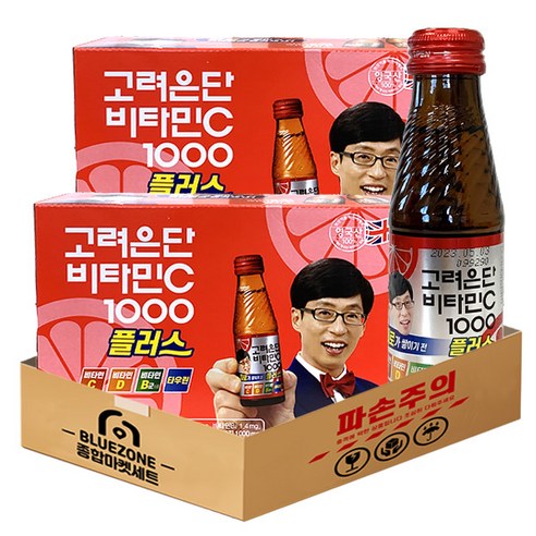 [블루존] 고려은단 마시는 비타민C 1000 플러스 100ml * 20병, 20개