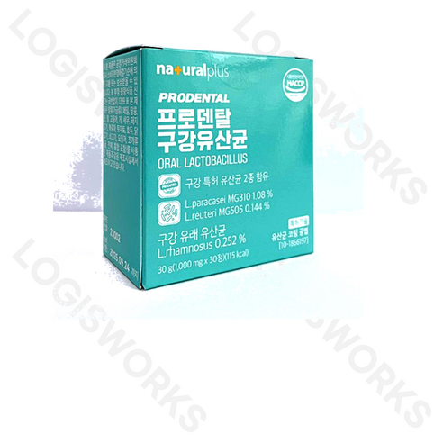 내츄럴플러스 프로덴탈 구강유산균 장건강 1000mg 30정, 1개, 30캡슐