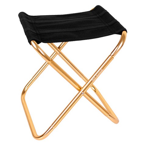 Xzante 야외 접이식 낚시 의자 초경량 휴대용 캠핑 알루미늄 합금 피크닉 가방 황금, 금