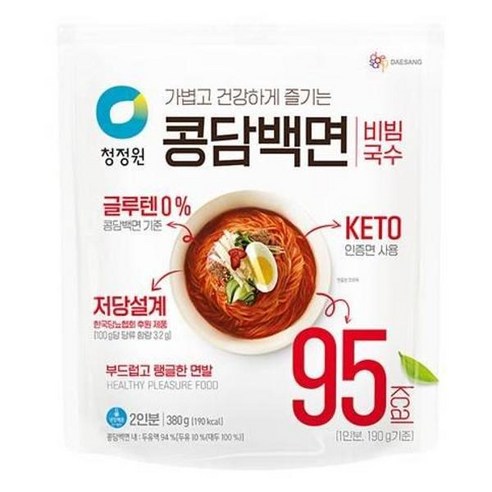 청정원 별미 청정원 콩담백면 비빔 423.6g 자취 혼밥 식사 간식 부모님식사 환자식 도시락, 7개