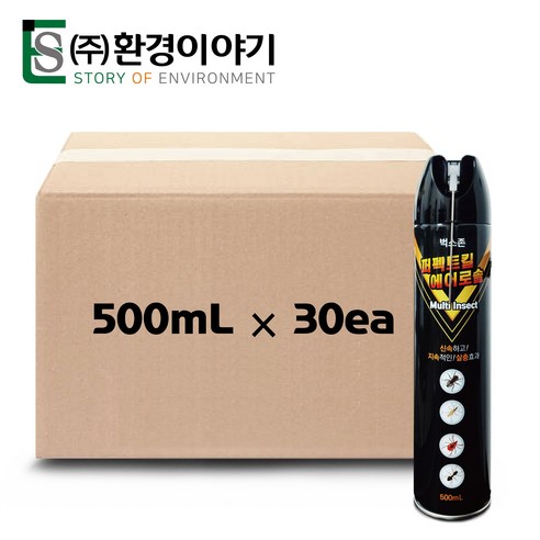 말벌퇴치제 500ml 말벌퇴치 말벌살충제, 1개, 30개입