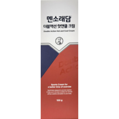 멘소래담 더블액션 핫앤쿨 크림 (80g/100g) – 1개