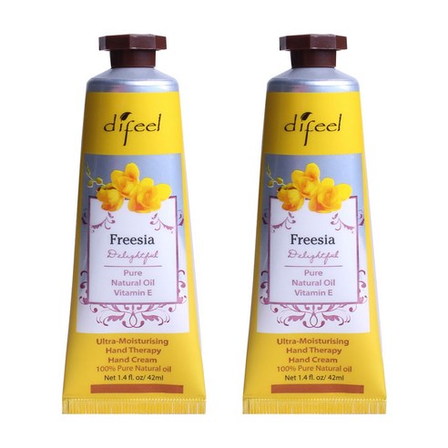 썬플라워 디필 딜라이트풀 프리지어 오일 핸드 크림, 42ml, 2개