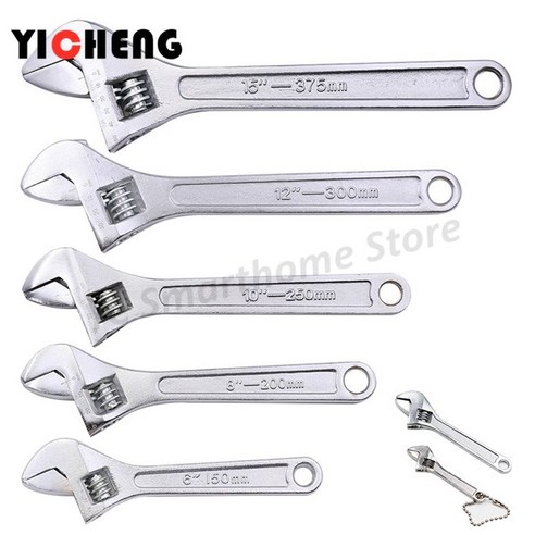 스패너 세트 만능 육각 공구 렌치 미니 스틸 2.5 4 인치 68mm white 몽키 오픈 엔드 변속, 1개