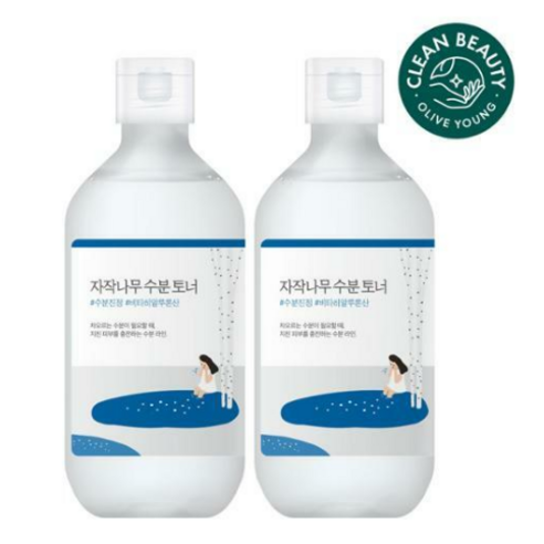 라운드랩 자작나무 수분 토너 더블 기획 (300ml+300ml), 2개, 300ml