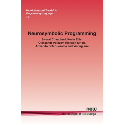 (영문도서) Neurosymbolic Programming Paperback, Now Publishers, English, 9781680839340