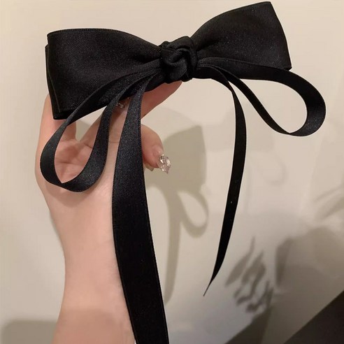 밤하늘을 수놓은 듯한 아름다움, 코코쥬 블랙 나비리본 머리핀