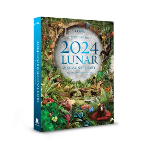 (영문도서) 2024 Lunar and Seasonal Diary - Northern Hemisphere Spiral, Rockpool Publishing, English, 9781925946666