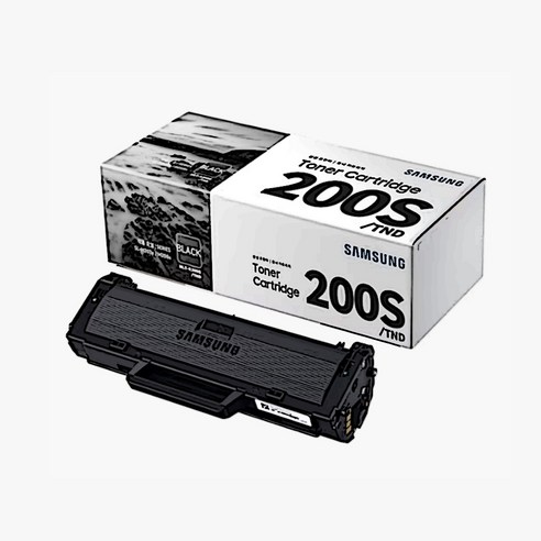 [삼성] 정품 MLT-K200S/TND 프린터 토너 (SL-M203* 208* ) 검정, 1개