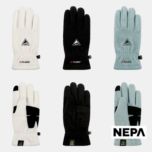 NC신구로 네파 23FW #공용 #우수한보온성 #인기상품 #AMOUR POLARTEC 아무르 폴라텍 플리스 장갑 7JE8105, 아이보리, 1개