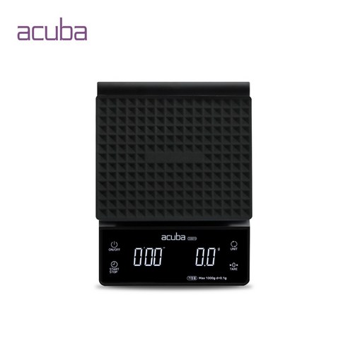 ACUBA 아쿠바 커피저울 CS-5010 블랙 (1kg/0.1g) 전자저울 베이킹 계량, 1kg