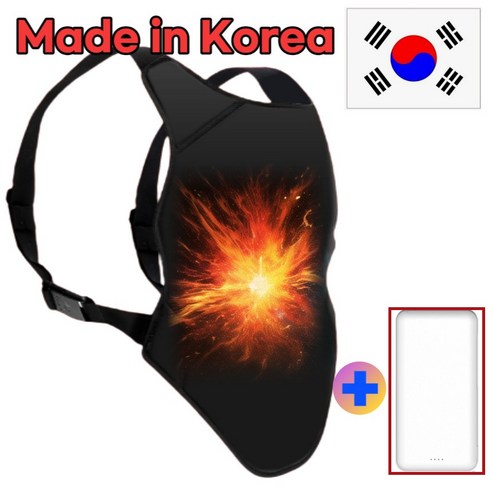 [국산KC인증] 리웰디 카본 발열조끼 온열 조끼 USB 열선 방한