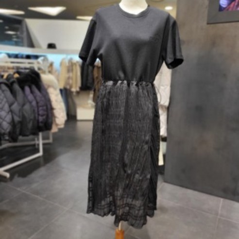 3F [영캐주얼] 보브 저지 프린트 쉬폰 원피스 7123237101 보브원피스