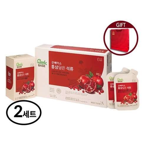 정관장 굿베이스 홍삼담은 석류 50ml x 30포 3박스-쇼핑백포함, 90개